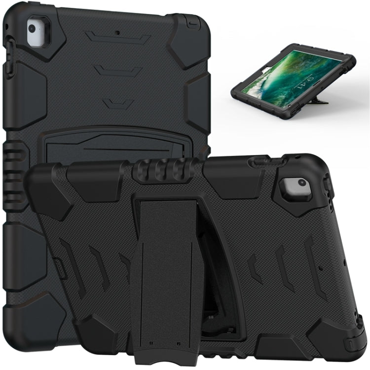 3-Layer Protection  Screen Frame + PC + Silicone Shockproof Combination Case with Holder, For iPad 9.7 (2018) / (2017) / Air 2 / Pro 9.7, For iPad 10.2 2021 / 2020 / 2019, For iPad Pro 10.5 (2019) / (2017)