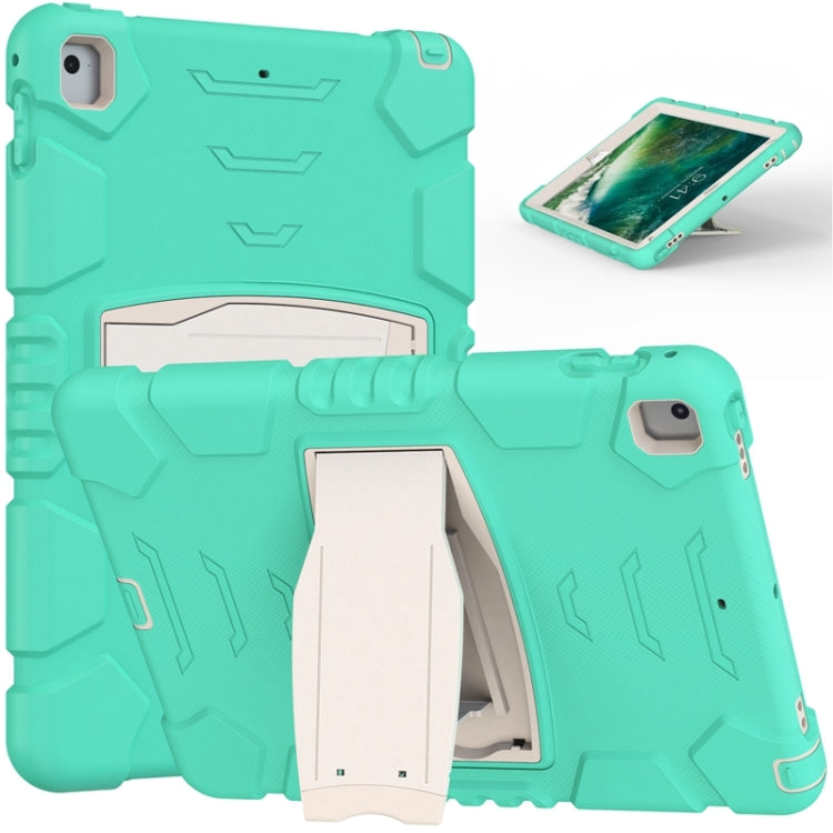 3-Layer Protection  Screen Frame + PC + Silicone Shockproof Combination Case with Holder, For iPad 9.7 (2018) / (2017) / Air 2 / Pro 9.7, For iPad 10.2 2021 / 2020 / 2019, For iPad Pro 10.5 (2019) / (2017)