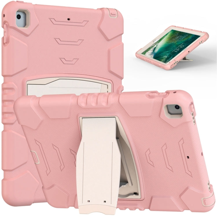 3-Layer Protection  Screen Frame + PC + Silicone Shockproof Combination Case with Holder, For iPad 9.7 (2018) / (2017) / Air 2 / Pro 9.7, For iPad 10.2 2021 / 2020 / 2019, For iPad Pro 10.5 (2019) / (2017)