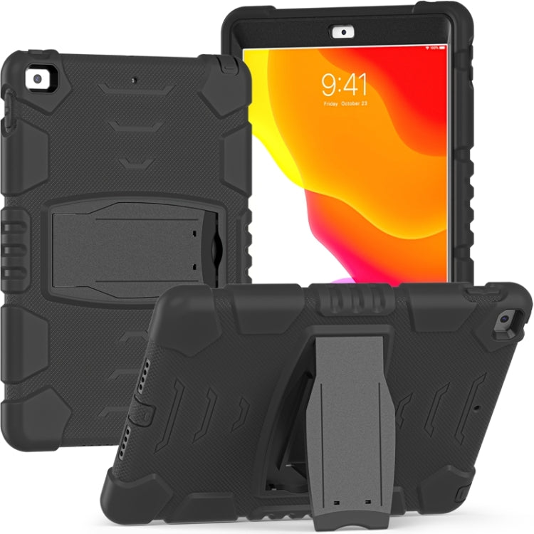 3-Layer Protection  Screen Frame + PC + Silicone Shockproof Combination Case with Holder, For iPad 9.7 (2018) / (2017) / Air 2 / Pro 9.7, For iPad 10.2 2021 / 2020 / 2019, For iPad Pro 10.5 (2019) / (2017)
