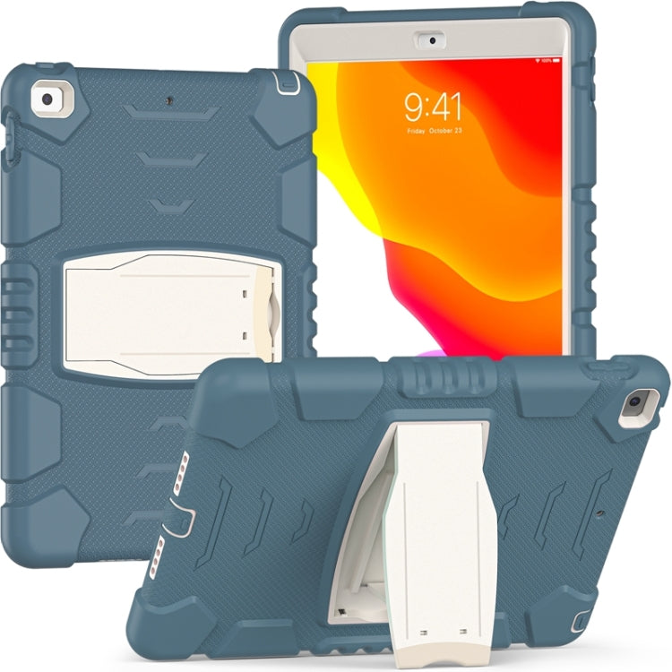 3-Layer Protection  Screen Frame + PC + Silicone Shockproof Combination Case with Holder, For iPad 9.7 (2018) / (2017) / Air 2 / Pro 9.7, For iPad 10.2 2021 / 2020 / 2019, For iPad Pro 10.5 (2019) / (2017)