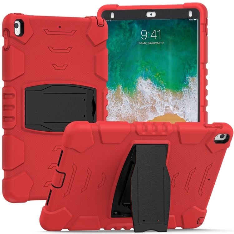 3-Layer Protection  Screen Frame + PC + Silicone Shockproof Combination Case with Holder, For iPad 9.7 (2018) / (2017) / Air 2 / Pro 9.7, For iPad 10.2 2021 / 2020 / 2019, For iPad Pro 10.5 (2019) / (2017)