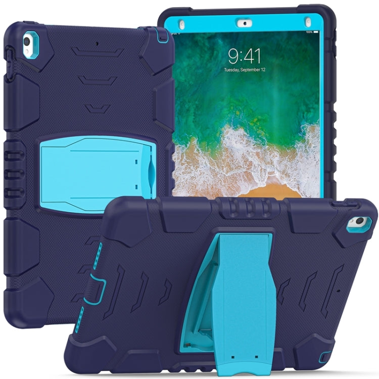 3-Layer Protection  Screen Frame + PC + Silicone Shockproof Combination Case with Holder, For iPad 9.7 (2018) / (2017) / Air 2 / Pro 9.7, For iPad 10.2 2021 / 2020 / 2019, For iPad Pro 10.5 (2019) / (2017)