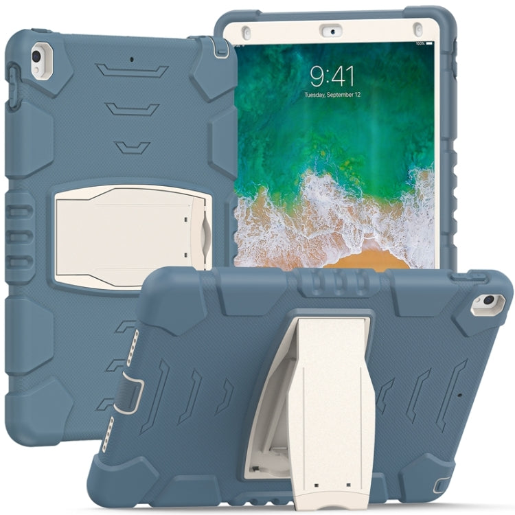 3-Layer Protection  Screen Frame + PC + Silicone Shockproof Combination Case with Holder, For iPad 9.7 (2018) / (2017) / Air 2 / Pro 9.7, For iPad 10.2 2021 / 2020 / 2019, For iPad Pro 10.5 (2019) / (2017)