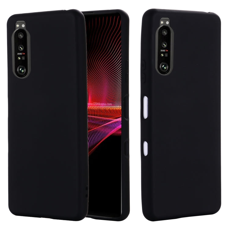 Pure Color Liquid Silicone Shockproof Full Coverage Case, For Sony Xperia 1 III, For Sony Xperia 10 III