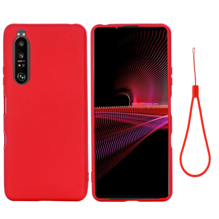 Pure Color Liquid Silicone Shockproof Full Coverage Case, For Sony Xperia 1 III, For Sony Xperia 10 III