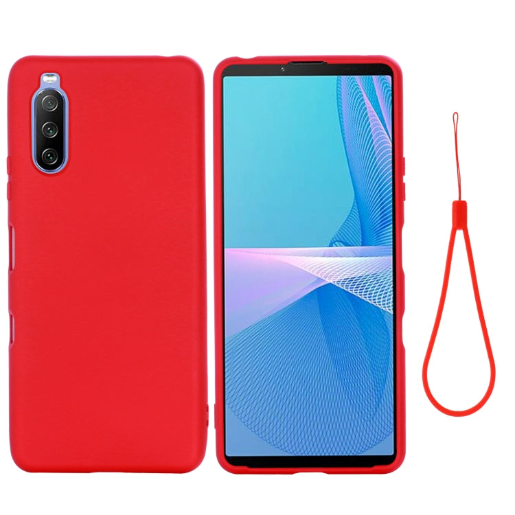Pure Color Liquid Silicone Shockproof Full Coverage Case, For Sony Xperia 1 III, For Sony Xperia 10 III