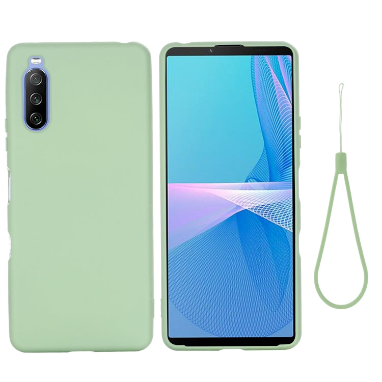Pure Color Liquid Silicone Shockproof Full Coverage Case, For Sony Xperia 1 III, For Sony Xperia 10 III