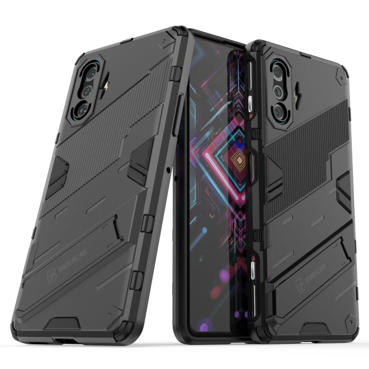 Punk Armor 2 in 1 PC + TPU Shockproof Case with Invisible Holder, For Xiaomi Redmi K40 Gaming, For Honor Play 5T, For vivo V21