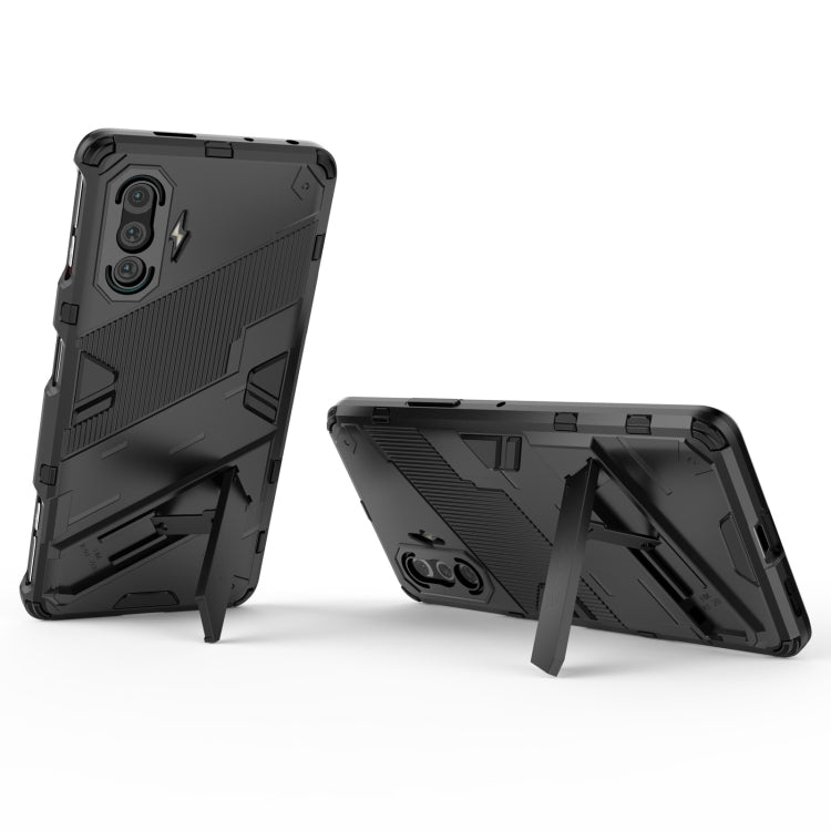 Punk Armor 2 in 1 PC + TPU Shockproof Case with Invisible Holder, For Xiaomi Redmi K40 Gaming, For Honor Play 5T, For vivo V21