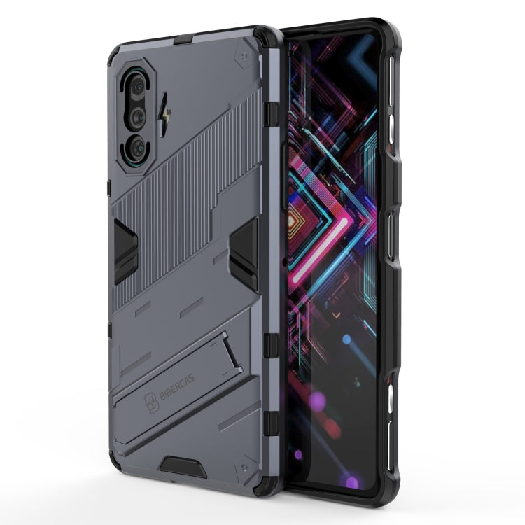 Punk Armor 2 in 1 PC + TPU Shockproof Case with Invisible Holder, For Xiaomi Redmi K40 Gaming, For Honor Play 5T, For vivo V21