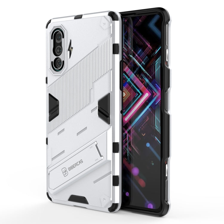 Punk Armor 2 in 1 PC + TPU Shockproof Case with Invisible Holder, For Xiaomi Redmi K40 Gaming, For Honor Play 5T, For vivo V21