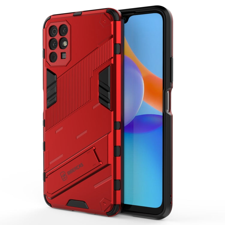Punk Armor 2 in 1 PC + TPU Shockproof Case with Invisible Holder, For Xiaomi Redmi K40 Gaming, For Honor Play 5T, For vivo V21