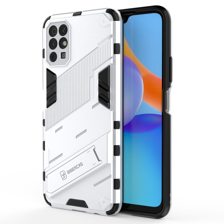 Punk Armor 2 in 1 PC + TPU Shockproof Case with Invisible Holder, For Xiaomi Redmi K40 Gaming, For Honor Play 5T, For vivo V21