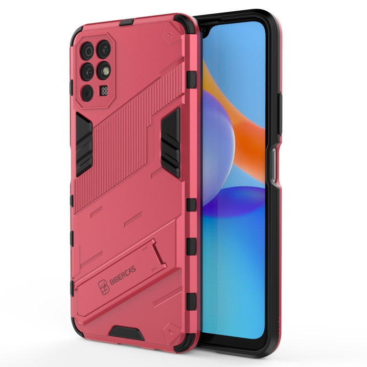 Punk Armor 2 in 1 PC + TPU Shockproof Case with Invisible Holder, For Xiaomi Redmi K40 Gaming, For Honor Play 5T, For vivo V21
