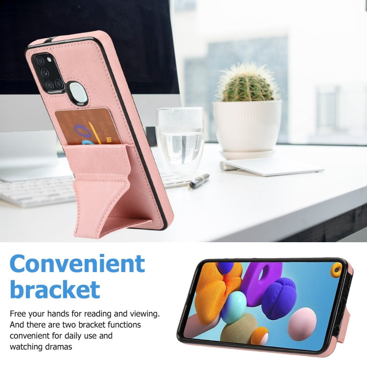 Ultra-thin Shockproof Protective Case with Holder, For Samsung Galaxy A21s, For Samsung Galaxy A32, For Samsung Galaxy A42 5G, For Samsung Galaxy A50, For Samsung Galaxy A51 5G, For Samsung Galaxy A52 5G / 4G, For Samsung Galaxy A71 5G                 ...