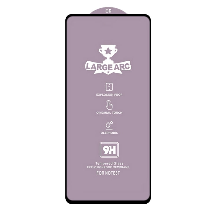 25 PCS 9H HD Large Arc High Alumina Full Screen Tempered Glass Film, For Samsung Galaxy A72 4G (25 PCS)