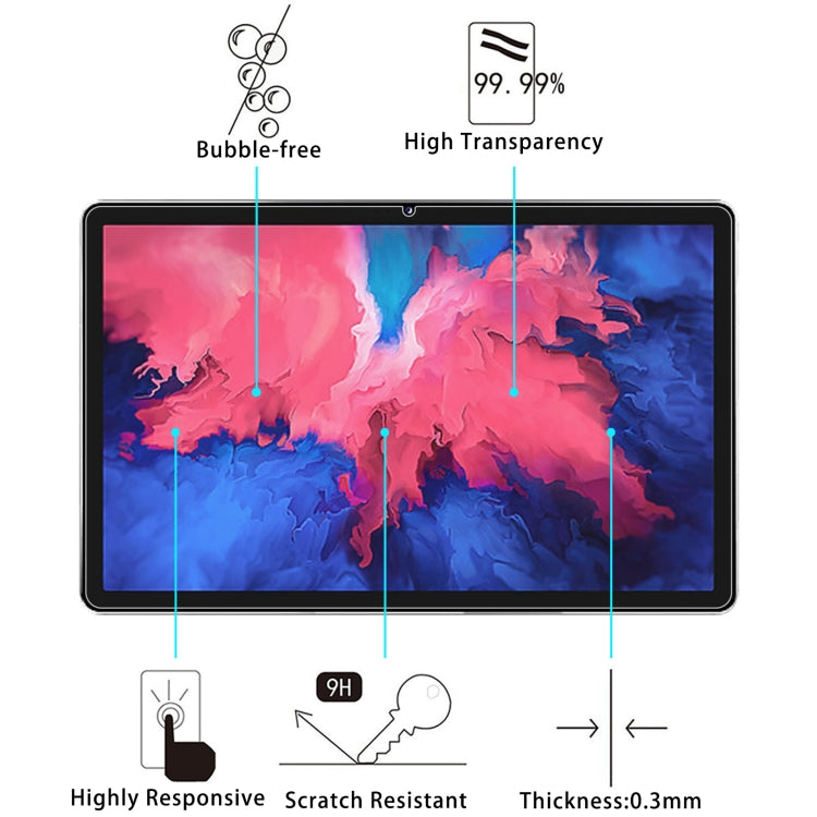 25 PCS 9H 2.5D Explosion-proof Tempered Glass Film, For Lenovo Pad / Lenovo Pad Plus (25 PCS)