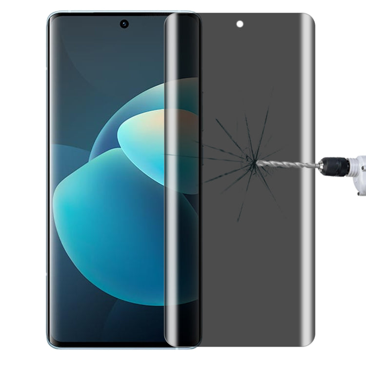 For OnePlus 9 Pro No Fingerprint Unlock 0.3mm 9H Surface Hardness 3D Curved Surface Privacy Glass Film, For vivo X50 Pro (1 PCS), For OnePlus 8 Pro (1 PCS), For Xiaomi Mi 11 (1 PCS), For OPPO Reno5 Pro 5G (1 PCS)                                        ...