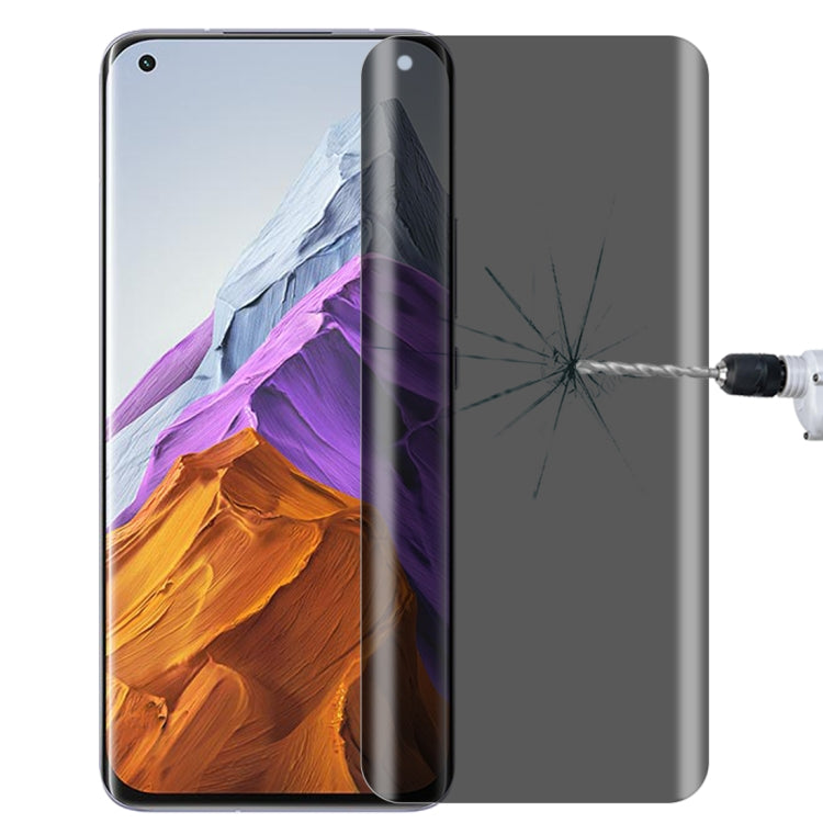 For OnePlus 9 Pro No Fingerprint Unlock 0.3mm 9H Surface Hardness 3D Curved Surface Privacy Glass Film, For vivo X50 Pro (1 PCS), For OnePlus 8 Pro (1 PCS), For Xiaomi Mi 11 (1 PCS), For OPPO Reno5 Pro 5G (1 PCS)                                        ...