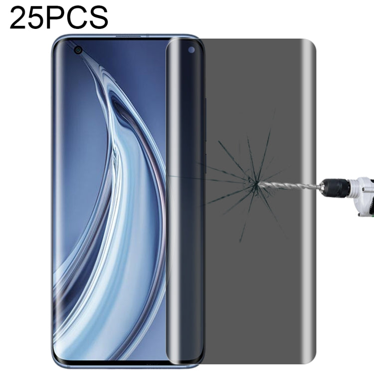 For OnePlus 9 Pro No Fingerprint Unlock 25pcs 0.3mm 9H Surface Hardness 3D Curved Surface Privacy Glass Film, For vivo X50 Pro (25 PCS), For OPPO Reno5 Pro 5G (25 PCS), For OnePlus 8 Pro (25 PCS), For Xiaomi Mi 11 (25 PCS)                              ...