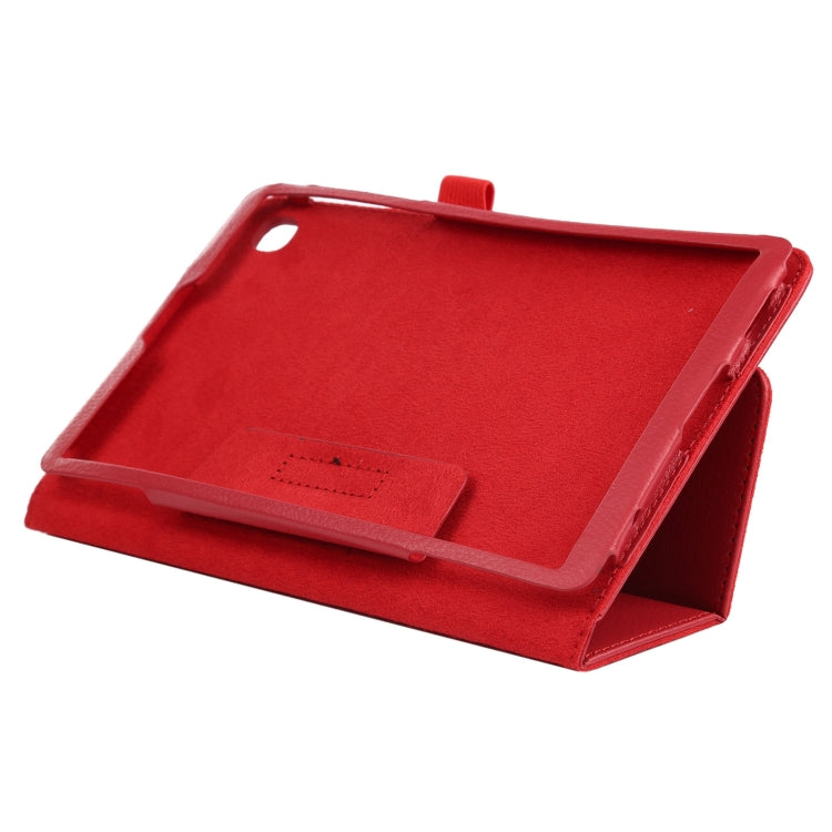 Litchi Texture Solid Color Horizontal Flip Leather Case with Holder & Pen Slot, For Samsung Galaxy Tab A7 Lite T220 / T225