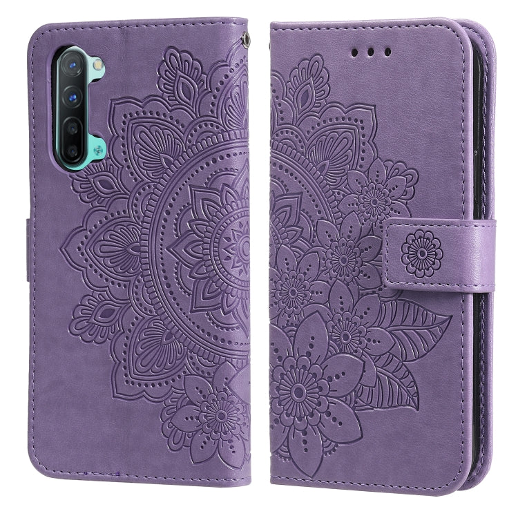7-petal Flowers Embossing Pattern Horizontal Flip PU Leather Case with Holder & Card Slots & Wallet & Photo Frame, For OPPO A94 4G / F19 Pro / Reno5 F / Reno5 Lite, For OPPO A94 5G / F19 Pro+ / Reno5 Z 5G, For OPPO F17 Pro / A93 4G / Reno4 Lite        ...