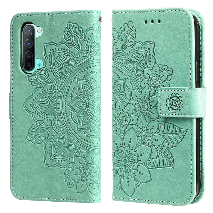 7-petal Flowers Embossing Pattern Horizontal Flip PU Leather Case with Holder & Card Slots & Wallet & Photo Frame, For OPPO A94 4G / F19 Pro / Reno5 F / Reno5 Lite, For OPPO A94 5G / F19 Pro+ / Reno5 Z 5G, For OPPO F17 Pro / A93 4G / Reno4 Lite        ...