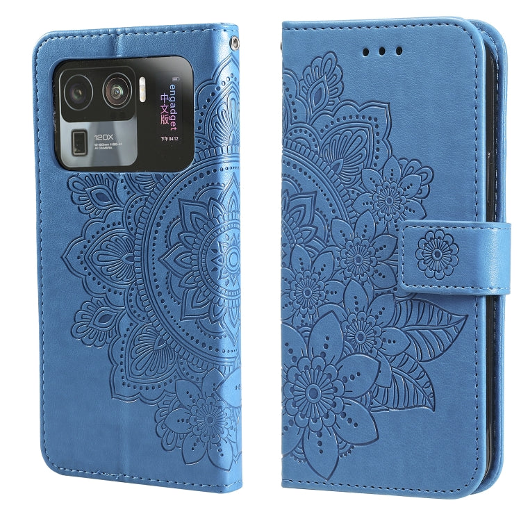7-petal Flowers Embossing Pattern Horizontal Flip PU Leather Case with Holder & Card Slots & Wallet & Photo Frame, For Xiaomi Mi 10T Pro, For Xiaomi Mi 11, For Xiaomi Poco X3/X3 Pro/X3 NFC, For Xiaomi Mi 11 Ultra, For Xiaomi Mi 11 Lite                 ...