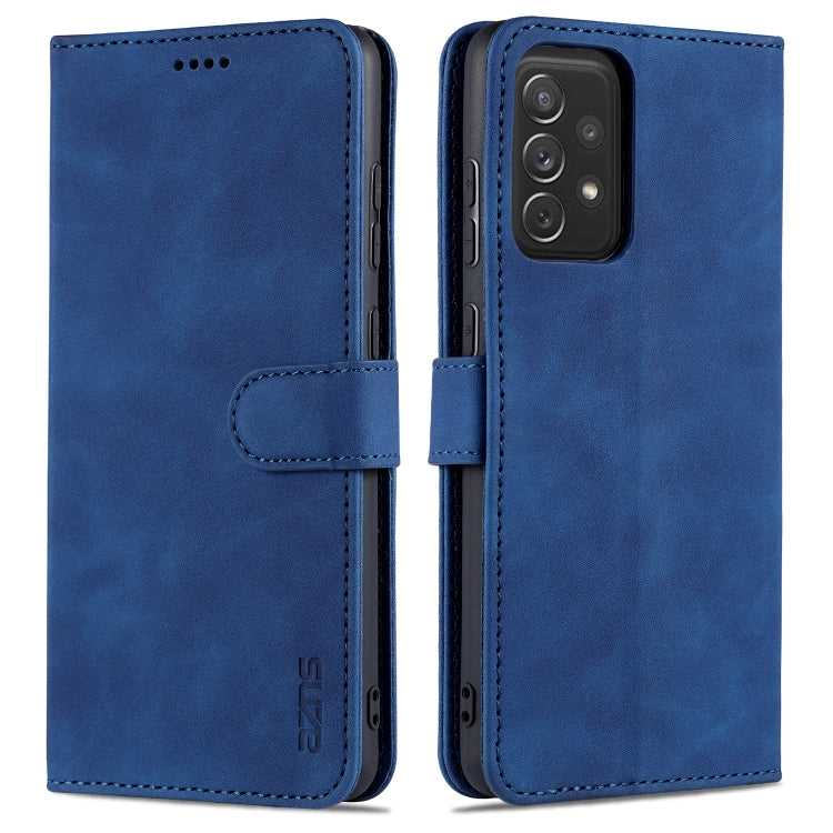 AZNS Skin Feel Calf Texture Horizontal Flip Leather Case with Card Slots & Holder & Wallet, For Samsung Galaxy A12 5G, For Samsung Galaxy A52 5G / 4G, For Samsung Galaxy A72 5G / 4G, For Samsung Galaxy S20 FE