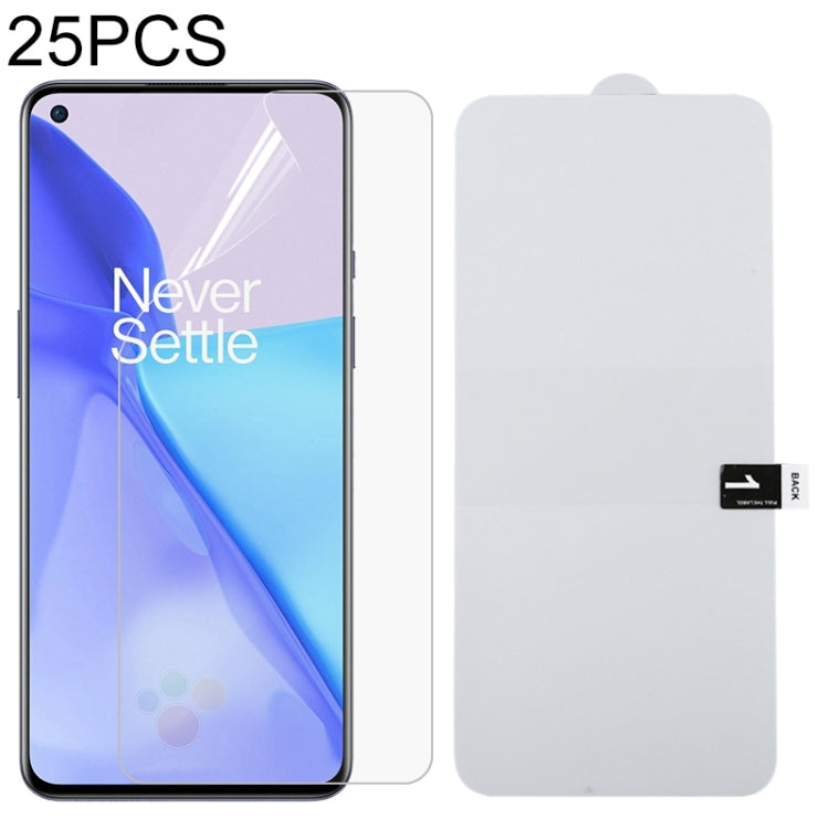 25 PCS Full Screen Protector Explosion-proof Hydrogel Film, Fro LG K42 (25 PCS), For vivo X60 Pro / X60 Pro+ / X60t Pro+ (25 PCS), For OnePlus 9 / 9R (25 PCS), For OnePlus 9 Pro (25 PCS), For OnePlus Nord N10 5G (25 PCS), For OPPO Reno6 5G (25 PCS)    ...