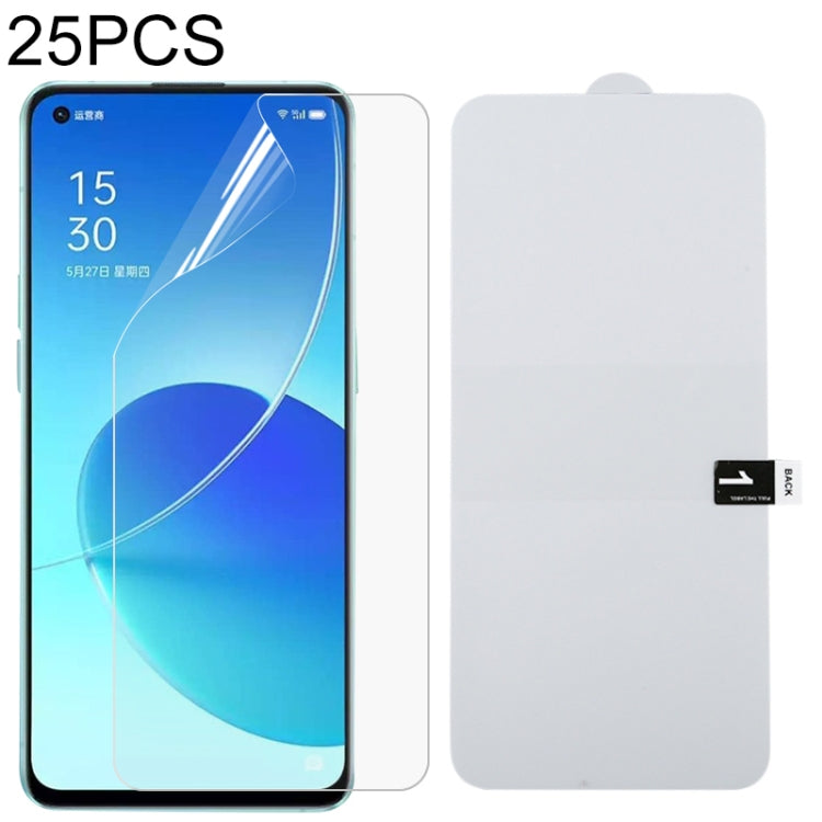 25 PCS Full Screen Protector Explosion-proof Hydrogel Film, Fro LG K42 (25 PCS), For vivo X60 Pro / X60 Pro+ / X60t Pro+ (25 PCS), For OnePlus 9 / 9R (25 PCS), For OnePlus 9 Pro (25 PCS), For OnePlus Nord N10 5G (25 PCS), For OPPO Reno6 5G (25 PCS)    ...