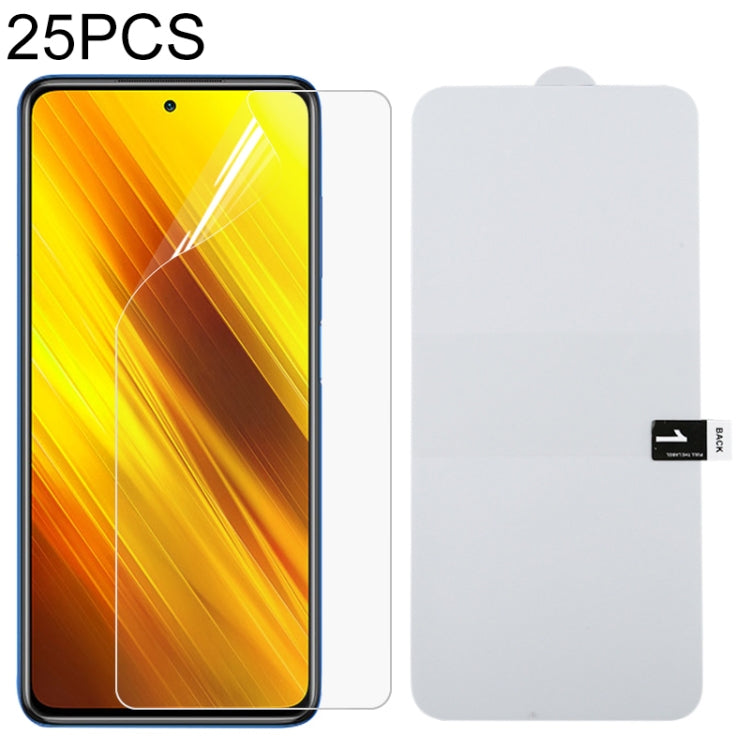 25 PCS Full Screen Protector Explosion-proof Hydrogel Film, Fro LG K42 (25 PCS), For vivo X60 Pro / X60 Pro+ / X60t Pro+ (25 PCS), For OnePlus 9 / 9R (25 PCS), For OnePlus 9 Pro (25 PCS), For OnePlus Nord N10 5G (25 PCS), For OPPO Reno6 5G (25 PCS)    ...