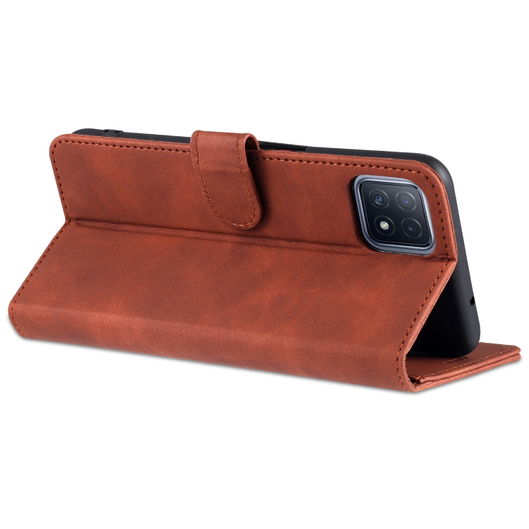 AZNS Skin Feel Calf Texture Horizontal Flip Leather Case with Card Slots & Holder & Wallet, For OPPO A72 5G / A52 5G, For OPPO A94 5G / A95 5G / Reno5Z 5G / F19 Pro+, For OPPO Reno5 / Reno5 K