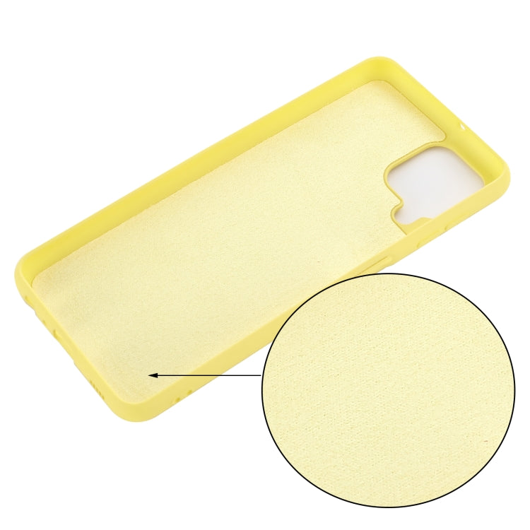 Solid Color Liquid Silicone Dropproof Full Coverage Protective Case, For Samsung Galaxy A22 4G, For Samsung Galaxy A22 5G