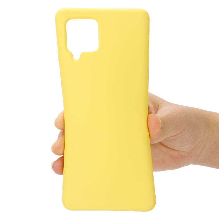 Solid Color Liquid Silicone Dropproof Full Coverage Protective Case, For Samsung Galaxy A22 4G, For Samsung Galaxy A22 5G