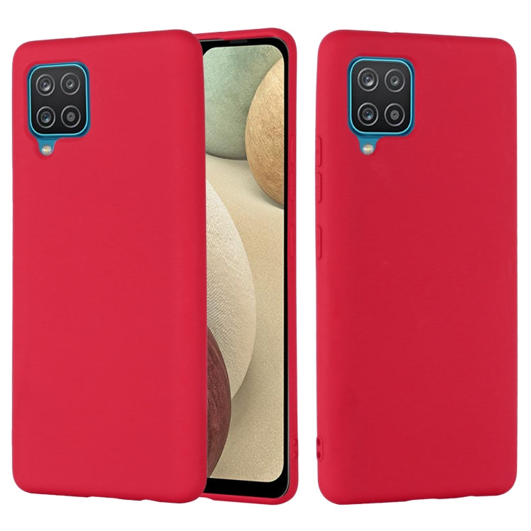 Solid Color Liquid Silicone Dropproof Full Coverage Protective Case, For Samsung Galaxy A22 4G, For Samsung Galaxy A22 5G