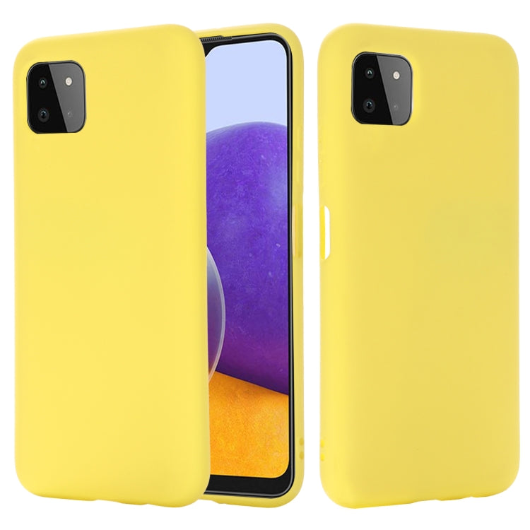 Solid Color Liquid Silicone Dropproof Full Coverage Protective Case, For Samsung Galaxy A22 4G, For Samsung Galaxy A22 5G, For Samsung Galaxy A82