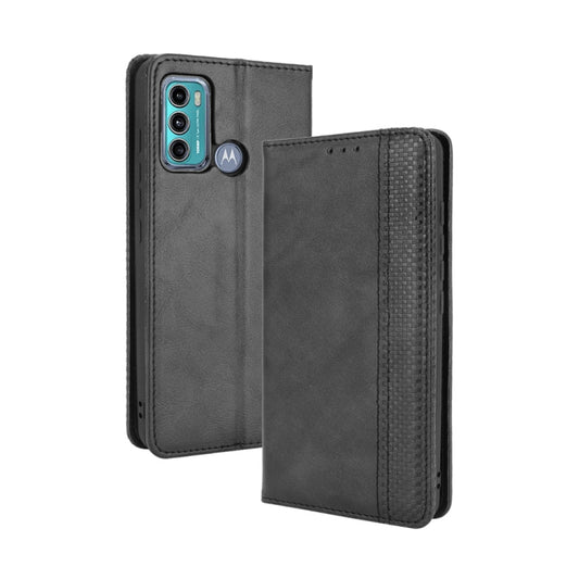 Magnetic Buckle Retro Crazy Horse Texture Horizontal Flip Leather Case with Holder & Card Slots & Photo Frame, For Motorola Moto G60 / Moto G40 Fusion, For OPPO Realme C11 2021 / Realme C20 / Realme C20a, For OPPO Reno5 A, For TCL 20 Pro 5G, For TCL 20...