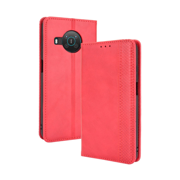 Magnetic Buckle Retro Crazy Horse Texture Horizontal Flip Leather Case with Holder & Card Slots & Photo Frame, For Motorola Moto G60 / Moto G40 Fusion, For OPPO Realme C11 2021 / Realme C20 / Realme C20a, For OPPO Reno5 A, For TCL 20 Pro 5G, For TCL 20...
