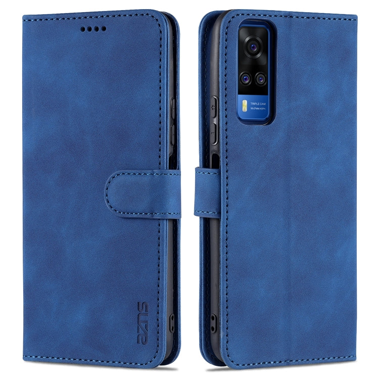 AZNS Skin Feel Calf Texture Horizontal Flip Leather Case with Card Slots & Holder & Wallet(, For vivo Y20 / iQOO U1x, For vivo Y51 / Y31, For vivo Y52S / iQOO U3, For OPPO A74 4G / F19, For OPPO Reno5 Pro