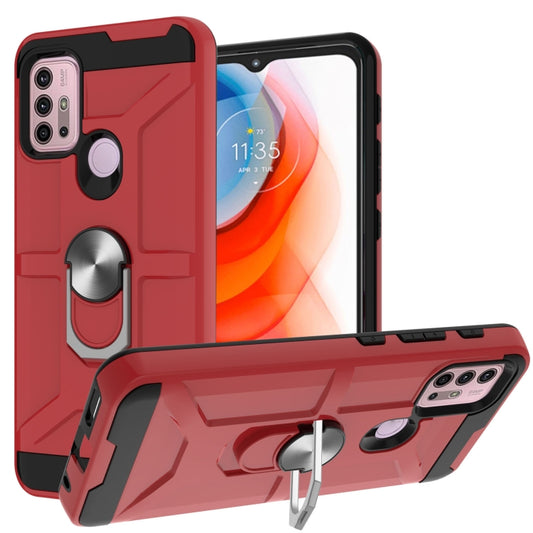 War-god Armor TPU + PC Shockproof Magnetic Protective Case with Ring Holder, For LG K53, For Motorola Moto E7 Power 2021, For Motorola Moto G 5G / One 5G Ace, For Motorola Moto G Play 2021, For Motorola Moto G Power 2021, For Motorola Moto G Stylus 202...
