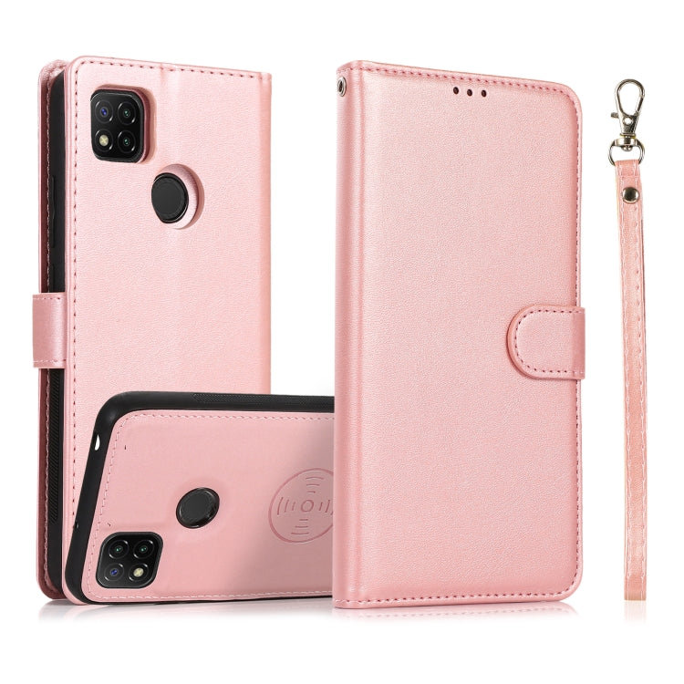 For Xiaomi Redmi 9 Calf Texture 2 in 1 Detachable Magnetic Back Cover Horizontal Flip Leather Case with Holder & Card Slots & Wallet & Photo Frame, For Xiaomi Redmi Note 8, For Xiaomi Redmi Note 9s, For Xiaomi Redmi Note 8 Pro, For Xiaomi Redmi 9C     ...