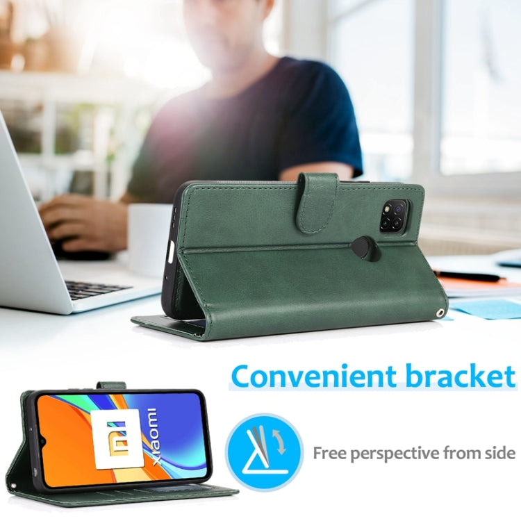 For Xiaomi Redmi 9 Calf Texture 2 in 1 Detachable Magnetic Back Cover Horizontal Flip Leather Case with Holder & Card Slots & Wallet & Photo Frame, For Xiaomi Redmi 9C, For Xiaomi Redmi 9A, For Xiaomi Redmi 9, For Xiaomi Redmi Note 8                   ...