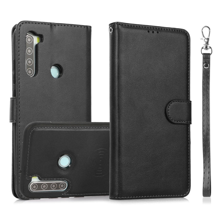 For Xiaomi Redmi 9 Calf Texture 2 in 1 Detachable Magnetic Back Cover Horizontal Flip Leather Case with Holder & Card Slots & Wallet & Photo Frame, For Xiaomi Redmi Note 8, For Xiaomi Redmi Note 9s, For Xiaomi Redmi Note 8 Pro, For Xiaomi Redmi 9C     ...