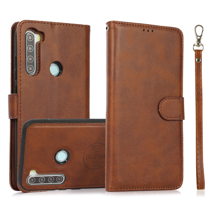 For Xiaomi Redmi 9 Calf Texture 2 in 1 Detachable Magnetic Back Cover Horizontal Flip Leather Case with Holder & Card Slots & Wallet & Photo Frame, For Xiaomi Redmi Note 8, For Xiaomi Redmi Note 9s, For Xiaomi Redmi Note 8 Pro, For Xiaomi Redmi 9C     ...