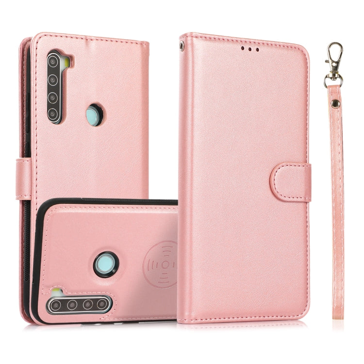 For Xiaomi Redmi 9 Calf Texture 2 in 1 Detachable Magnetic Back Cover Horizontal Flip Leather Case with Holder & Card Slots & Wallet & Photo Frame, For Xiaomi Redmi Note 8, For Xiaomi Redmi Note 9s, For Xiaomi Redmi Note 8 Pro, For Xiaomi Redmi 9C     ...