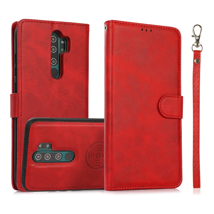 For Xiaomi Redmi 9 Calf Texture 2 in 1 Detachable Magnetic Back Cover Horizontal Flip Leather Case with Holder & Card Slots & Wallet & Photo Frame, For Xiaomi Redmi Note 8, For Xiaomi Redmi Note 9s, For Xiaomi Redmi Note 8 Pro, For Xiaomi Redmi 9C     ...