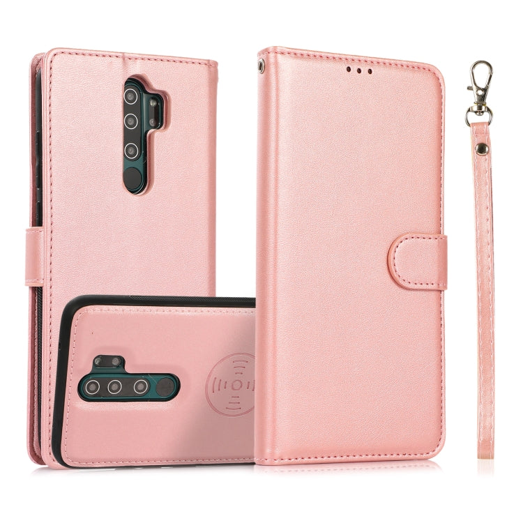 For Xiaomi Redmi 9 Calf Texture 2 in 1 Detachable Magnetic Back Cover Horizontal Flip Leather Case with Holder & Card Slots & Wallet & Photo Frame, For Xiaomi Redmi Note 8, For Xiaomi Redmi Note 9s, For Xiaomi Redmi Note 8 Pro, For Xiaomi Redmi 9C     ...