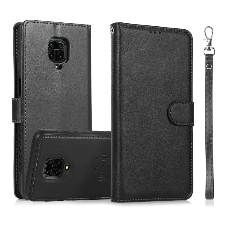 For Xiaomi Redmi 9 Calf Texture 2 in 1 Detachable Magnetic Back Cover Horizontal Flip Leather Case with Holder & Card Slots & Wallet & Photo Frame, For Xiaomi Redmi Note 8, For Xiaomi Redmi Note 9s, For Xiaomi Redmi Note 8 Pro, For Xiaomi Redmi 9C     ...